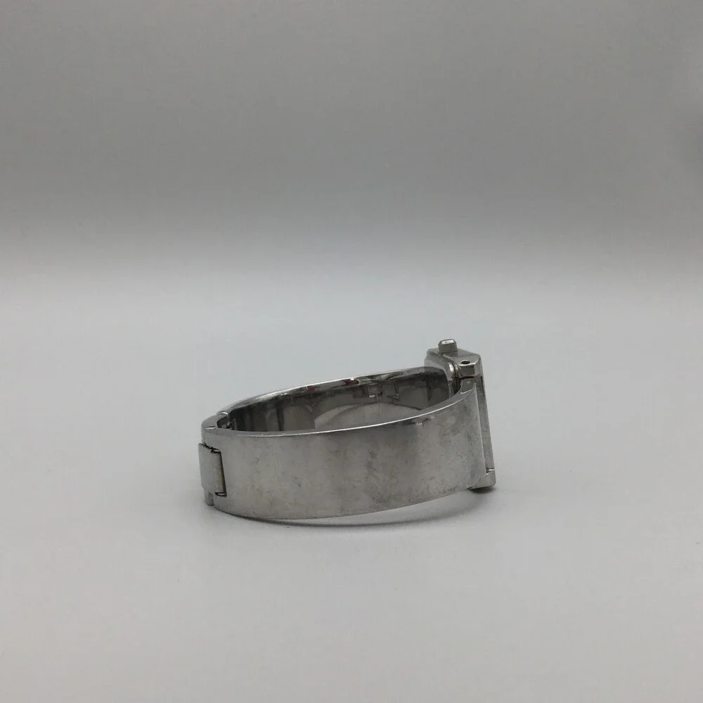 Fossil Womens Watch 25mm Square Silver Tone Steel FS-2563 New Battery 6.5